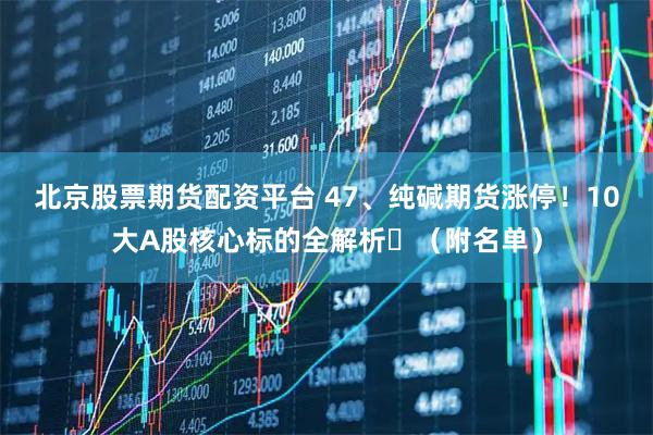 北京股票期货配资平台 47、纯碱期货涨停！10大A股核心标的全解析​（附名单）